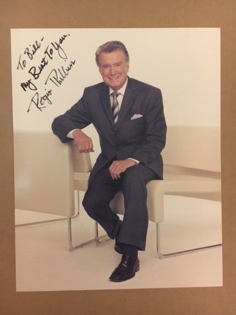 Regis Philbin Signed Autographed 8x10 Photo Poster painting(looking elegant!) COA