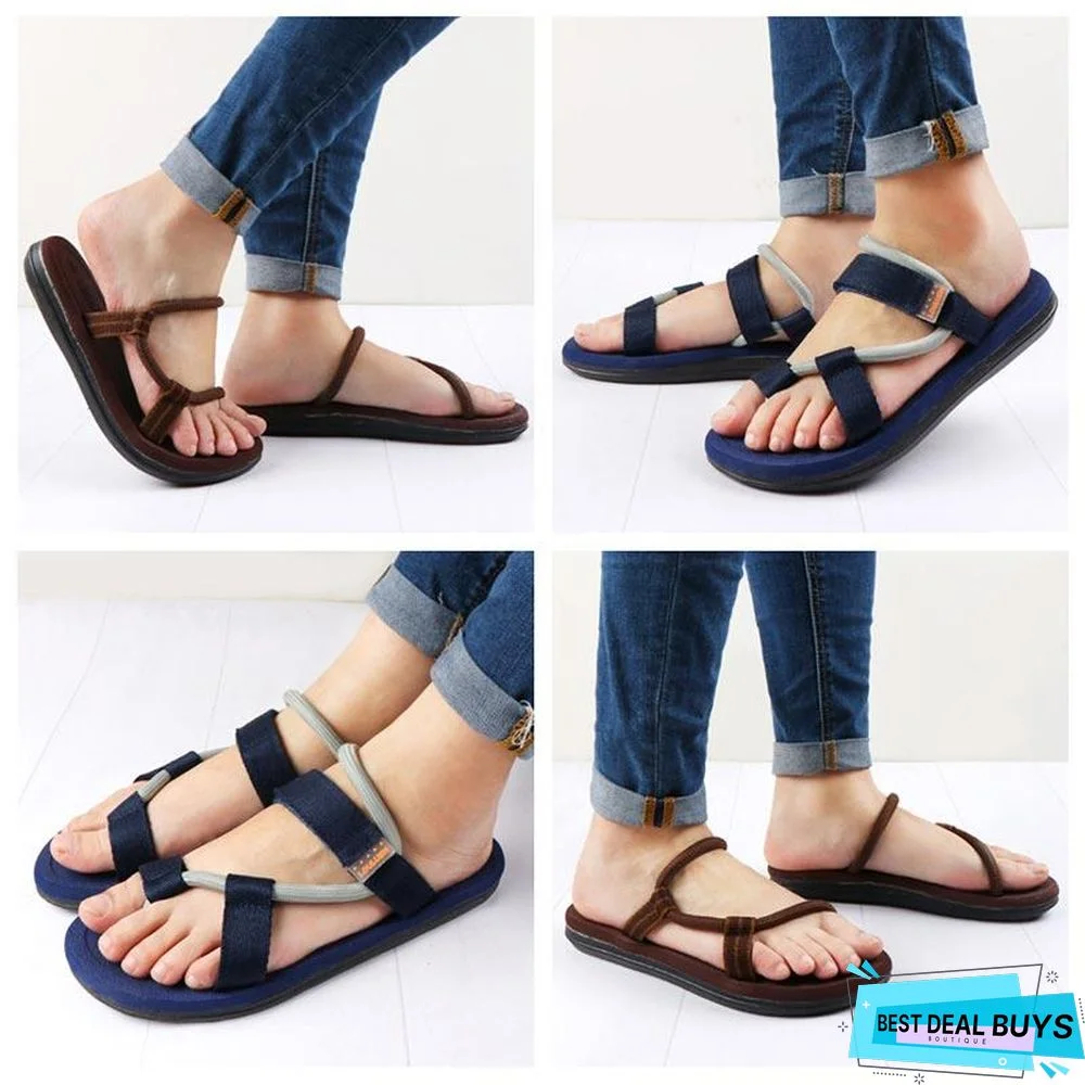 Men's Beach Gladiator Sandals Hombre Summer Shoes Hook loop Casual Shoes