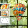 Diamond Painting Acrylic Flower Hot Air Balloon Hanging Pendant Kit