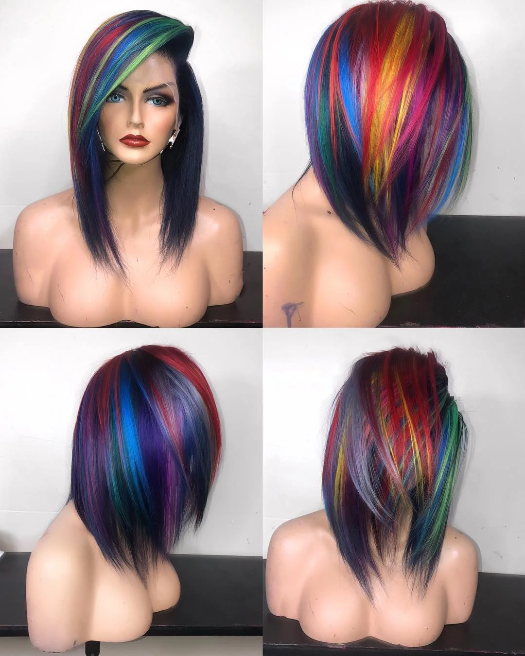 Zaesvini Hair® | (✨NEW) MIXED PURPLE  COLOR BODY WAVY FULL LACE COLORSHAIR WIG DENSITY HAIR Zaesvini