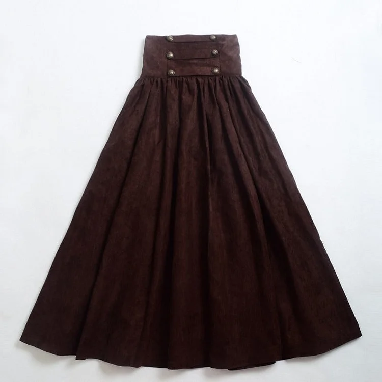 Medieval Steampunk maxi skirt