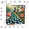 4Pcs Animals and Flowers Special Shaped DIY Partial Drill Diamond Painting Kit for Adults Beginners Home Decor Diamonds Paintings Gem Art 30x30cm