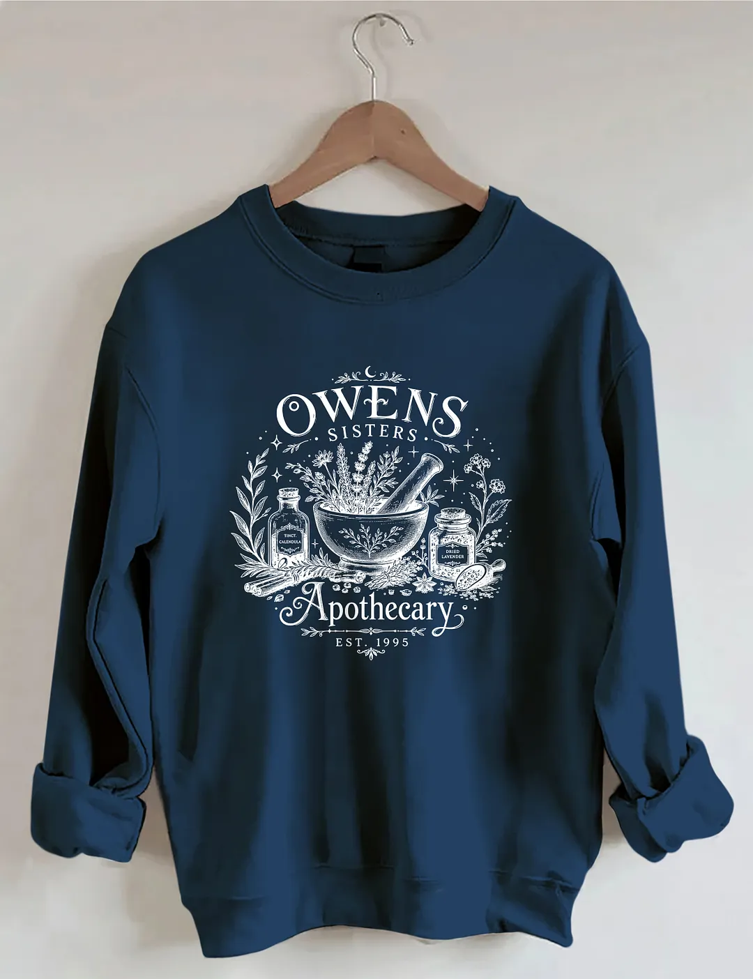 Magic Practical Owens Sisters Apothecary Sweatshirt