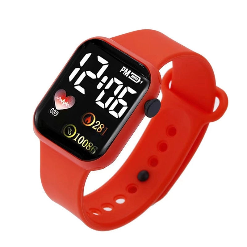 Minimalist Solid Color Electronic Kids Watches