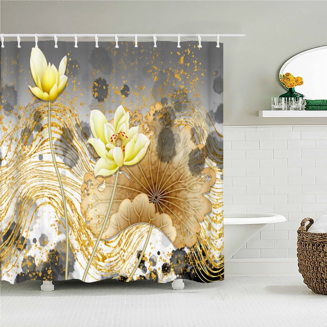 

Shower Curtain – Flowers Bird Scenery-180*180cm, 501 Original