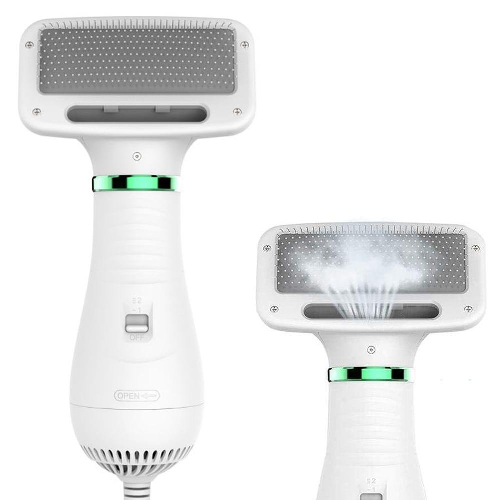 2-IN-1 PET HAIR DRYER AND GROOMING BRUSH