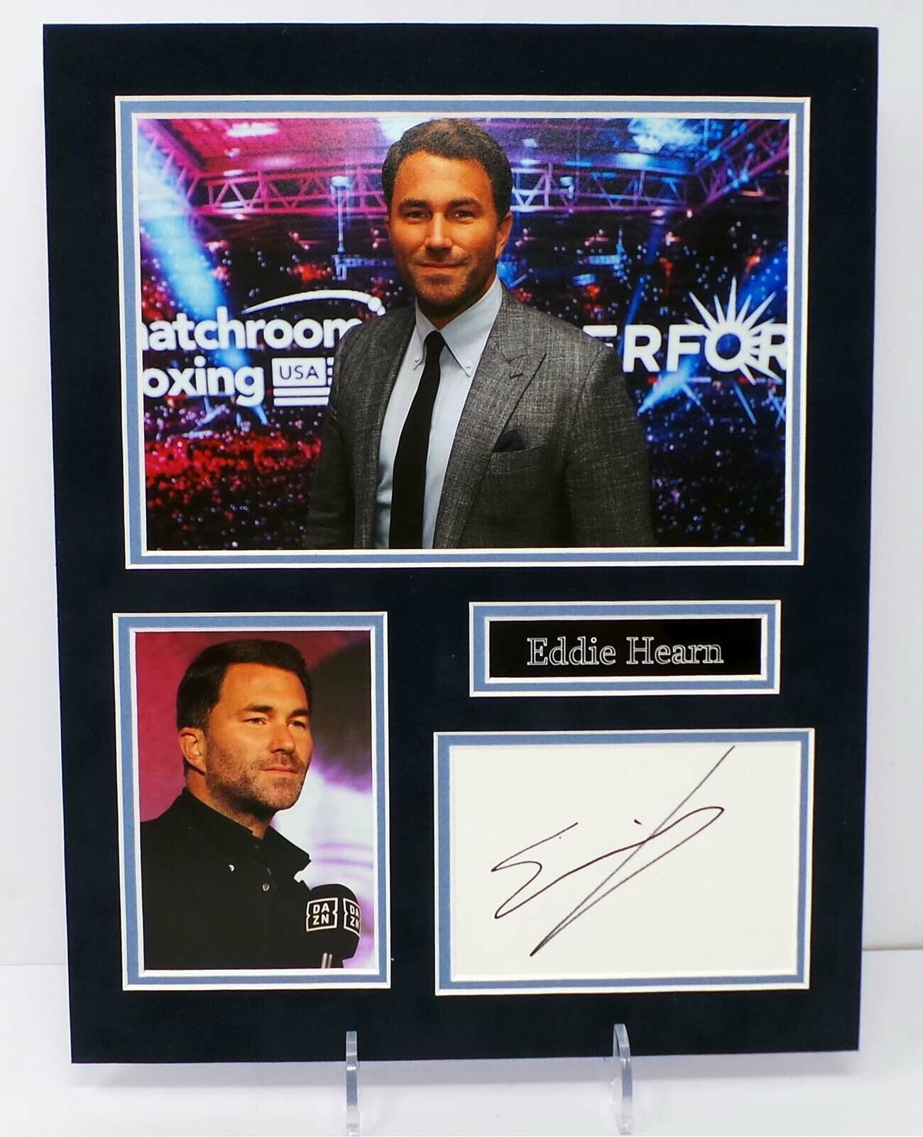 Eddie HEARN Boxing Sports Promoter Signed & Mounted Photo Poster painting Display AFTAL RD COA