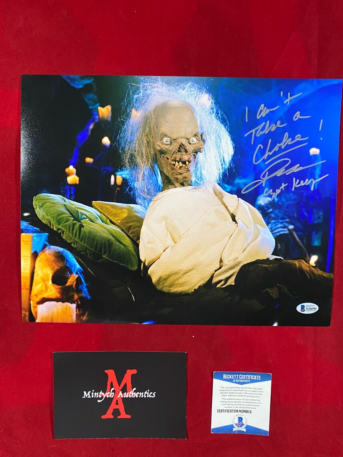 JOHN KASSIR AUTOGRAPHED SIGNED 11x14 Photo Poster painting! TALES FROM THE CRYPT! BECKETT COA!