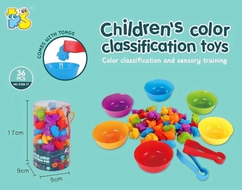 Cute Solid Color Children’s Classification Cognitive Early Education Toys