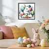 Diamond Painting -DIY Round Drill Rabbit Eggs(40x40cm)