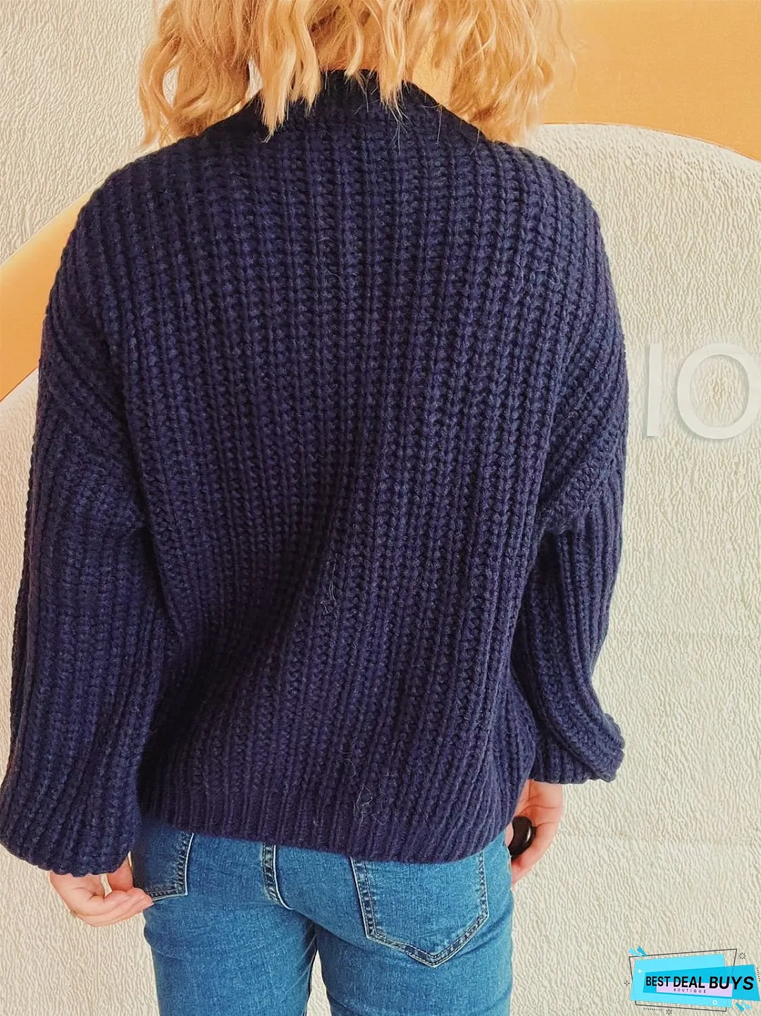 Button Up Long Sleeve Cardigan
