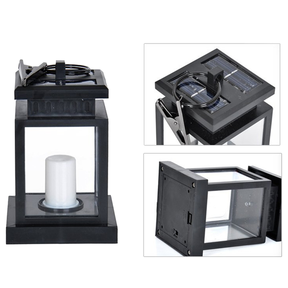 Solar Powered Candle Lights LED Camping Outdoor Lanterns Pavilion Light от Cesdeals WW