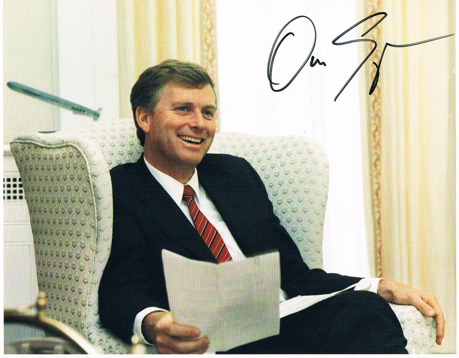 USA Vice President Dan Quayle genuine autograph signed Photo Poster painting 7x9