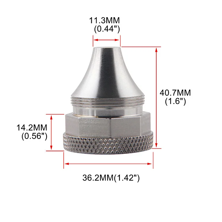  1.4 inch OD stainless steel Modular Solvent Trap Fuel Filter 1-3/16x24 baffles cups
