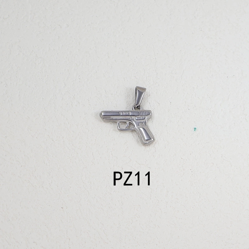 1 Piece 304 Stainless Steel Solid Color Pendant