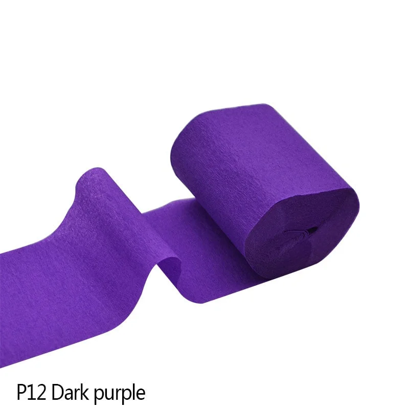 32ft 10m Crepe Paper Streamers DIY Paper Garland Photography Backdrops For Wedding Birthday Party Baby Shower Venue Decoration