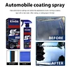 3 in 1 Ceramic Car Coating Spray Eliminate Dirt Stain 120ml Car Wax Spray