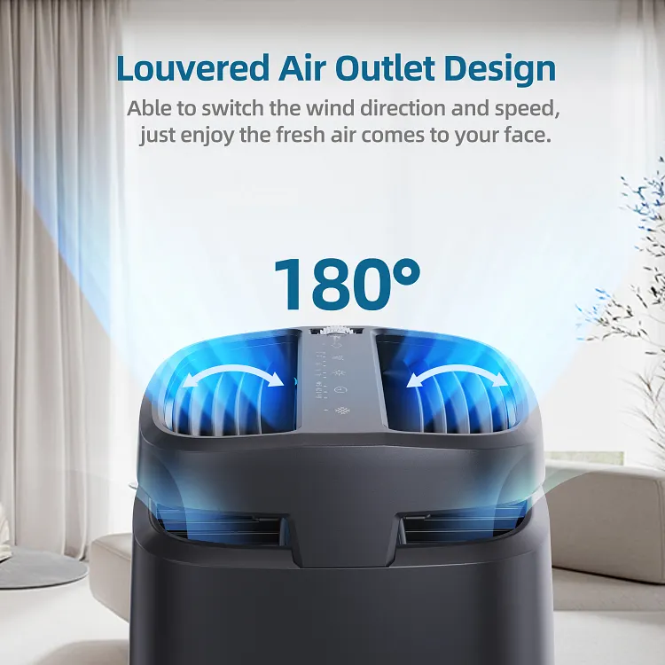 Breezome Air Purifier for Home Large Room,up to 500 Sq ft,UV-C