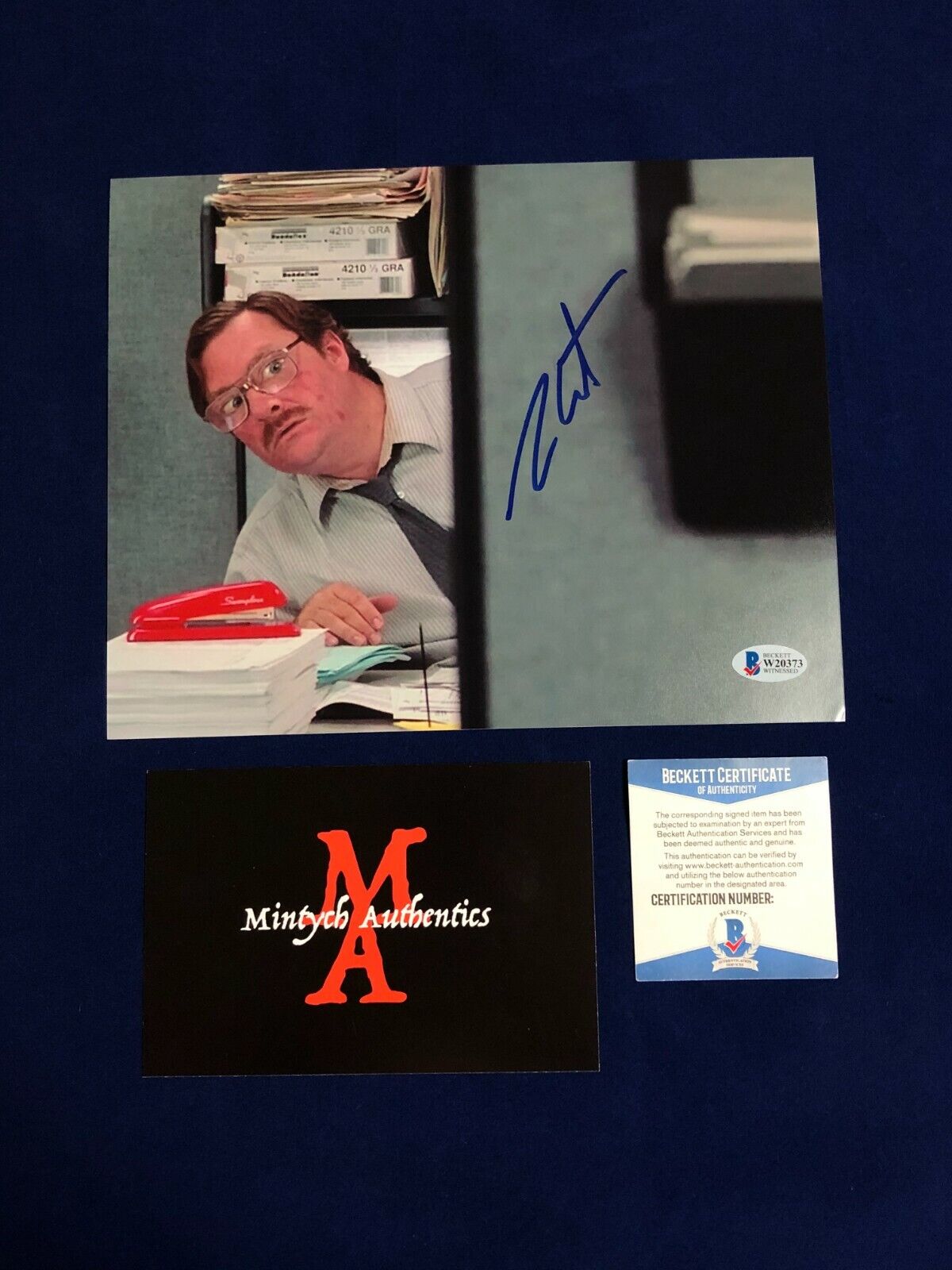 STEPHEN ROOT AUTOGRAPHED SIGNED 8x10 Photo Poster painting! OFFICE SPACE! MILTON! BECKETT COA!