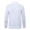 25/26 Real Madrid White long zipper  Training Jacket Set