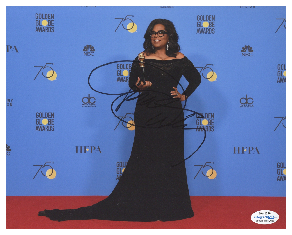 Oprah Winfrey Signed 10X8 Photo Poster painting Genuine Signature AFTAL ACOA TPA (7490)