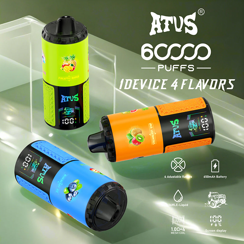 ATVS 4IN1 60000 Puffs Review: 4 Flavors in One Vape