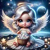 Moonlight Fairy-11CT Stamped Cross Stitch 45*45cm tapestrymarket