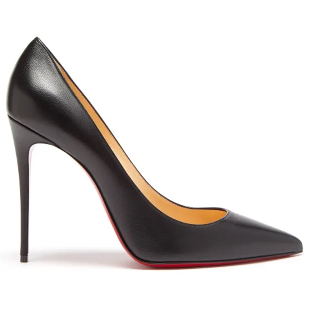 Black Matte Pumps Red Bottom High Heels Party Daily Women Shoes-MERUMOTE