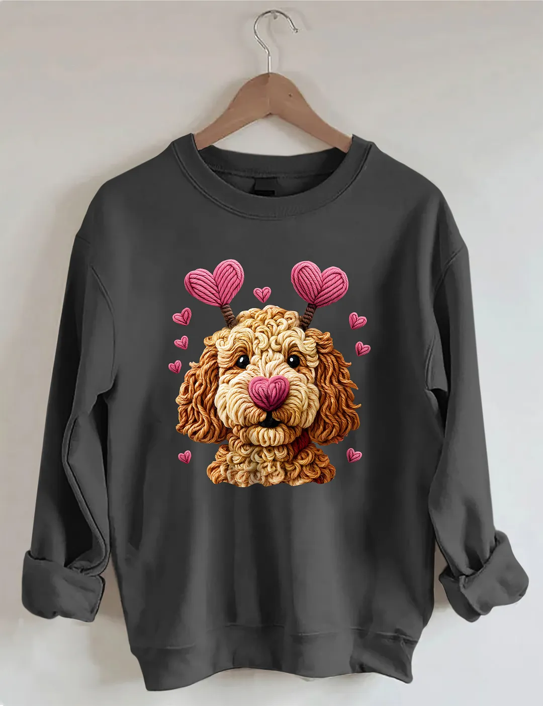 Dog Valentines Day Goldendoodle Sweatshirt