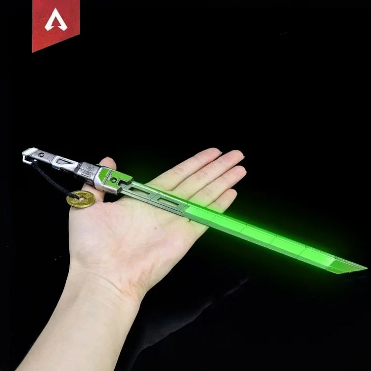 ToyTime 2023 New Arrival APEX  Legend Alloy Model Heirloom Night Glowing Biwon Blade Metal Sword Valkyrie Spear OCTANE Balisong Arc Trap Dart Metal Model Toy