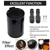 Universal Car Baffled Collection Tank 2 Port Breather Separator (2 Holes)