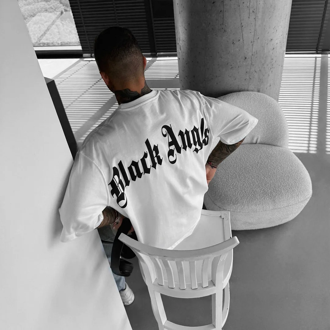 Oversize Black Angels T-Shirt