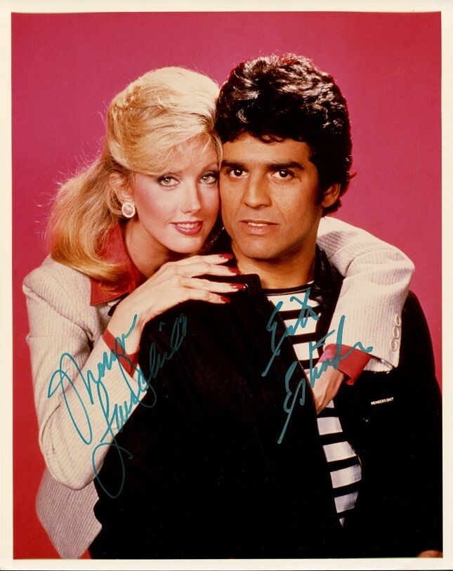 MORGAN FAIRCHILD & ERIK ESTRADA Signed Photo Poster painting - HONEYBOY