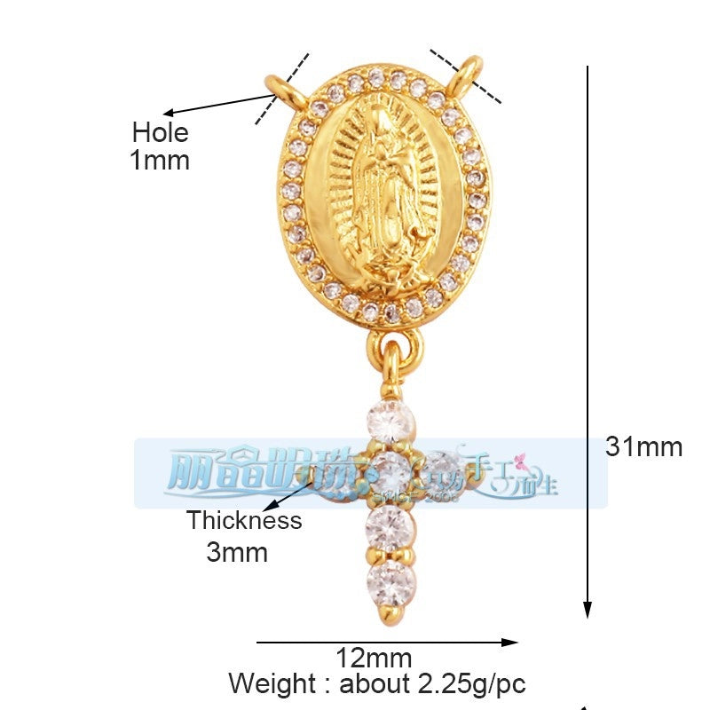 1 Piece 17*24mm 20 * 23mm Copper Human Pendant Jewelry Accessories