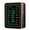 12 In 1 Air Quality Monitor PM2.5 PM10 CO CO2 TVOC HCHO AQI Tester for Indoor