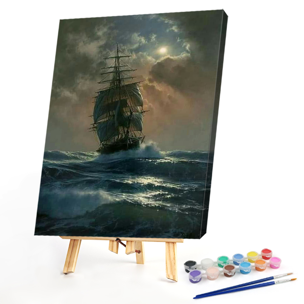 

40*50CM - Paint By Numbers - Sailboat, 501 Original