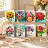 8pcs DIY Diamond Painting Greeting Cards Daily Mosaic Postcards Kits