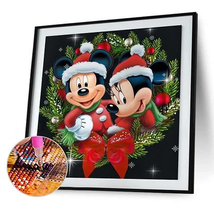 Disney Diamond Painting Kits Cartoon Mickey Dwarf Watercolor Mosaic Picture  Full Diamond Embroidery Cross Stitch Home Decor Gift