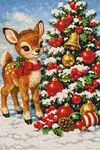 Luxury AB Velvet Diamond Painting Kit - Deer