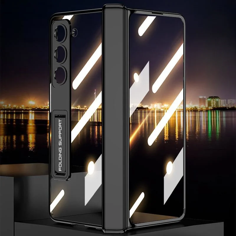 Suitable for Samsung Z Fold series eye protection full-coated film electroplated shock-proof mobile phone case