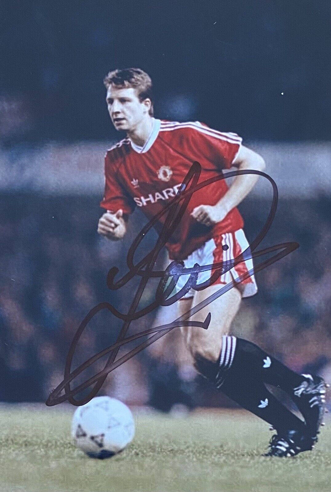 Lee Martin Genuine Hand Signed Manchester United 6X4 Photo Poster painting 5