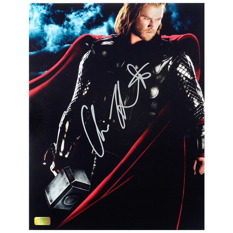 Chris Hemsworth Autographed Son of Asgard 11x14 Photo Poster painting