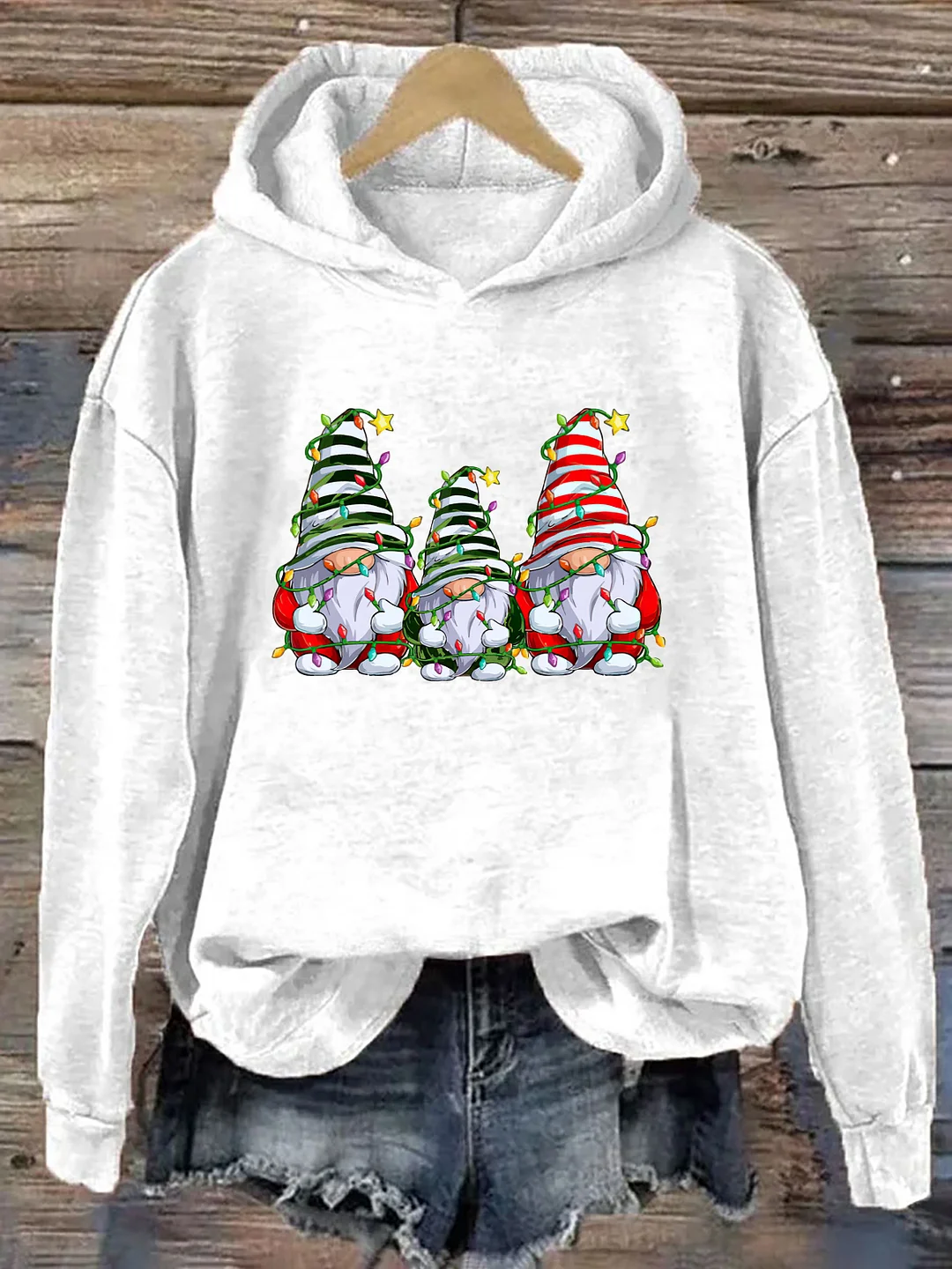 Christmas Cute Gnome Hoodie