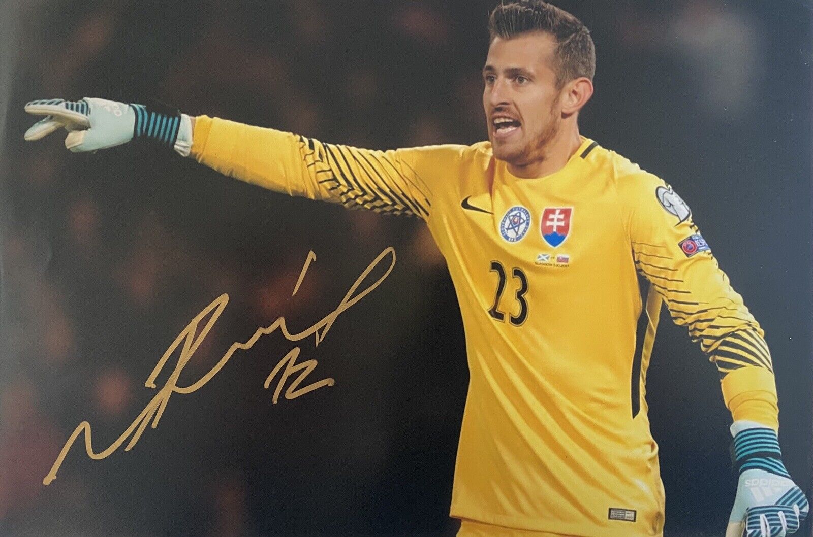 Martin Dubravka Hand Signed 12x8 Slovakia Photo Poster painting, Newcastle United