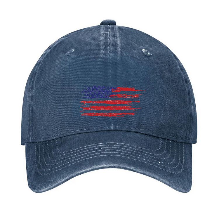 Colorful Flag Print Hat