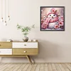 (40*40cm)Snowman - Round Partial AB Drill Diamond Painting