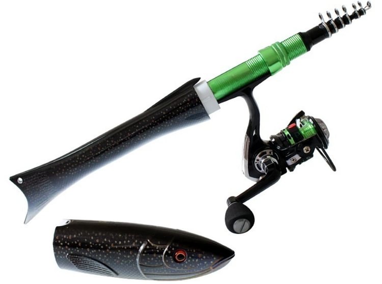 Fish-Shaped Ultralight Lure Rod