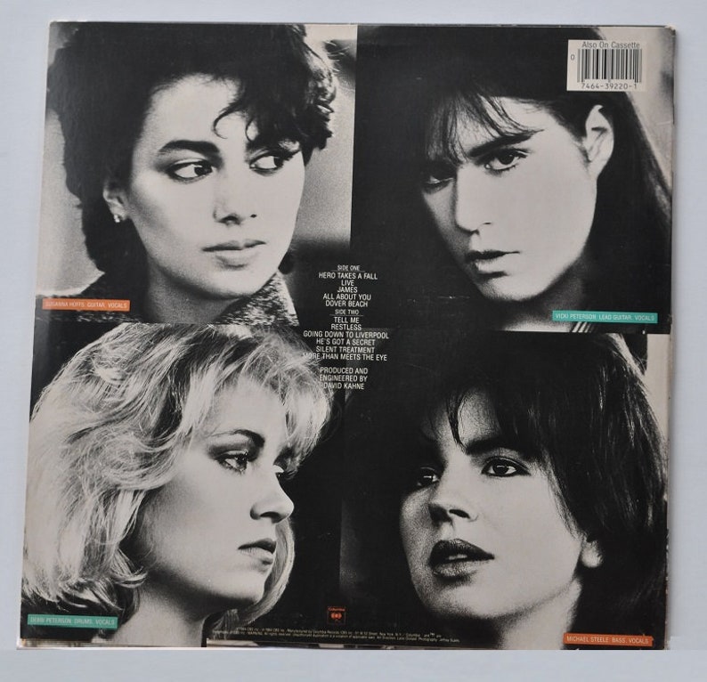 THE BANGLES All Over The Place SIGNED Album X3Susanna Hoffs, Debbie Peterson, Vicki Peterson wcoa