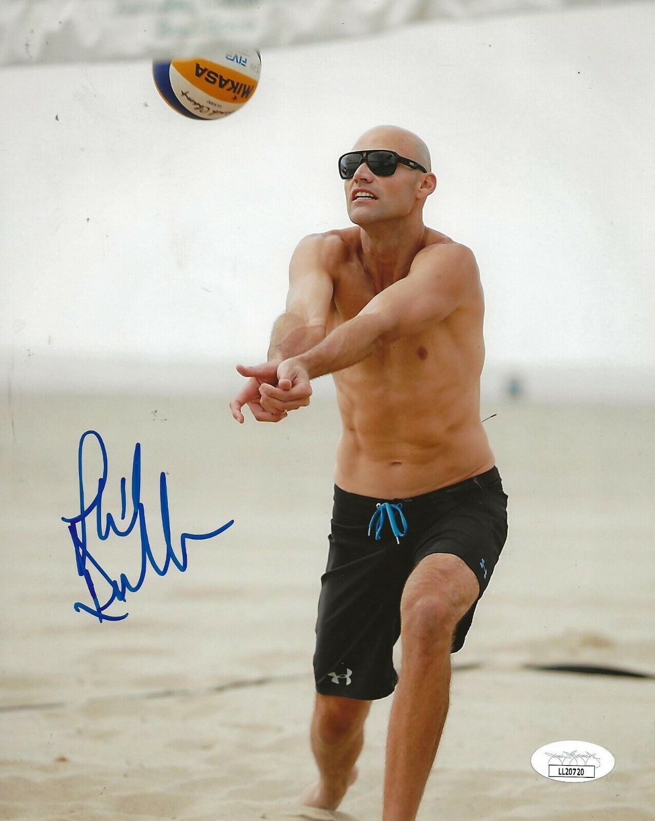 Phil Dalhausser AVP Beach Volleyball signed 8x10 Photo Poster painting USA autographed JSA