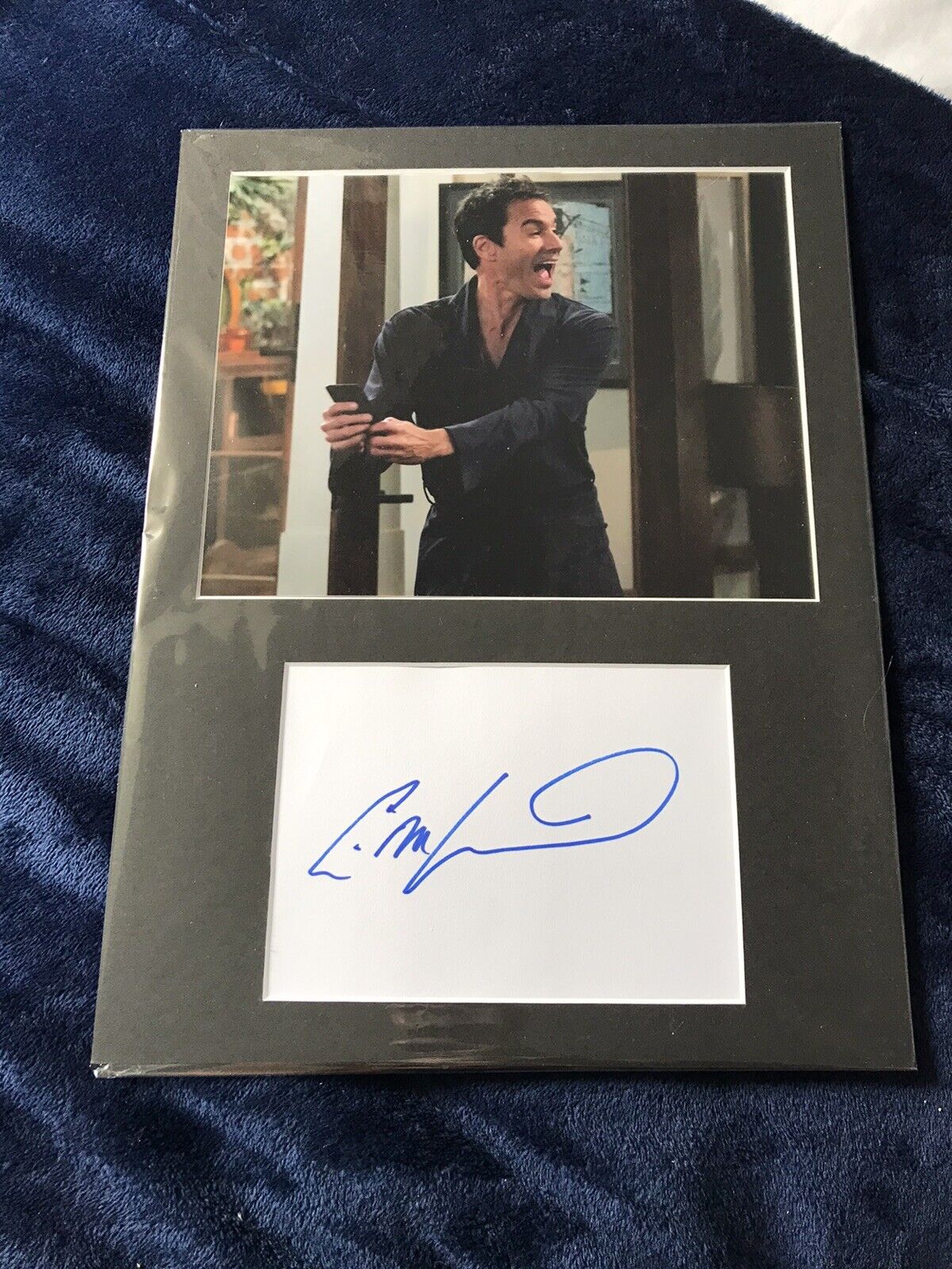 Eric McCormack Signed 16x12 Mounted Will & Grace Photo Poster painting